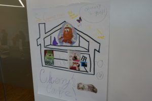 Guests were invited to use the cloud and envision the homes of the future