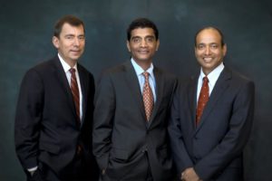 Terry Miller, COO; Kartik Mecheri, Chief Architect; Sundar Vaidyanathan, CEO